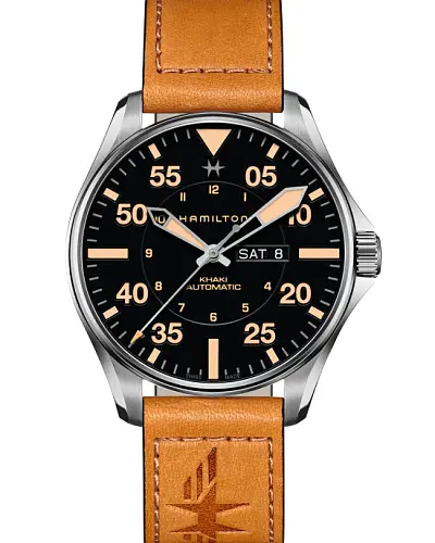 Hamilton Khaki Aviation Pilot Day Date Auto H64725531